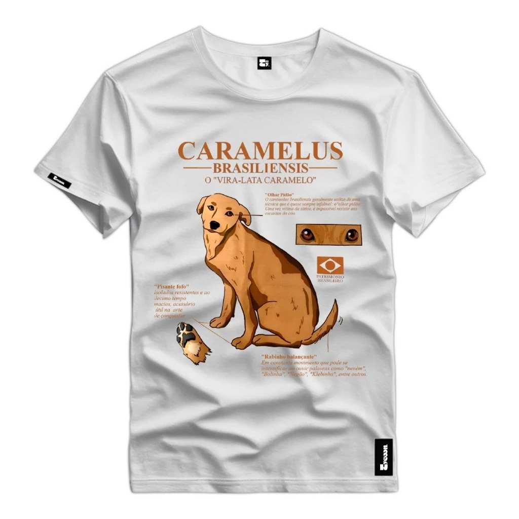 camiseta vira-lata caramelo

